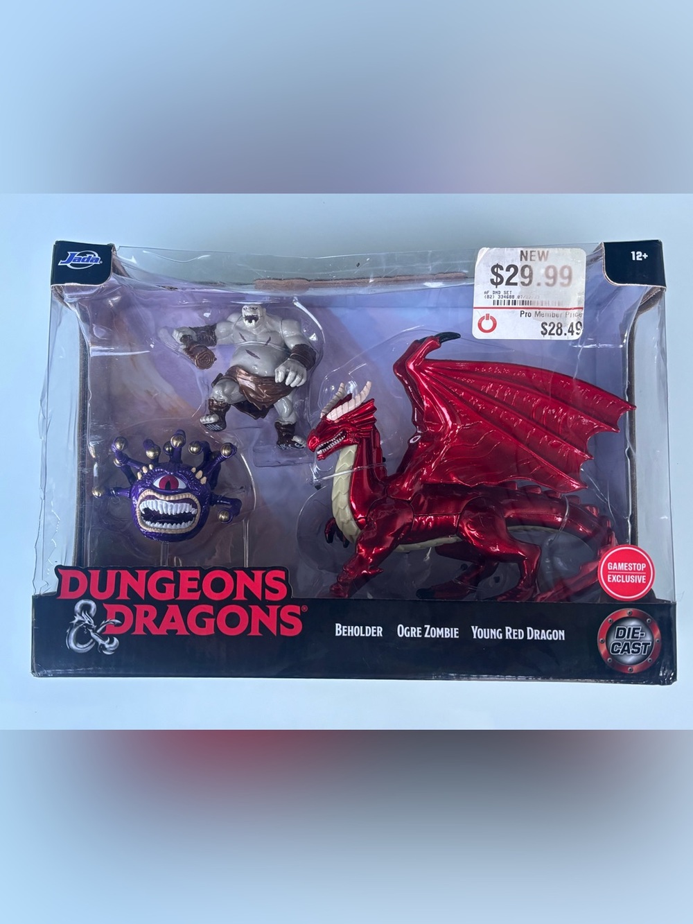 Young Red Dragon Figure Set - Red